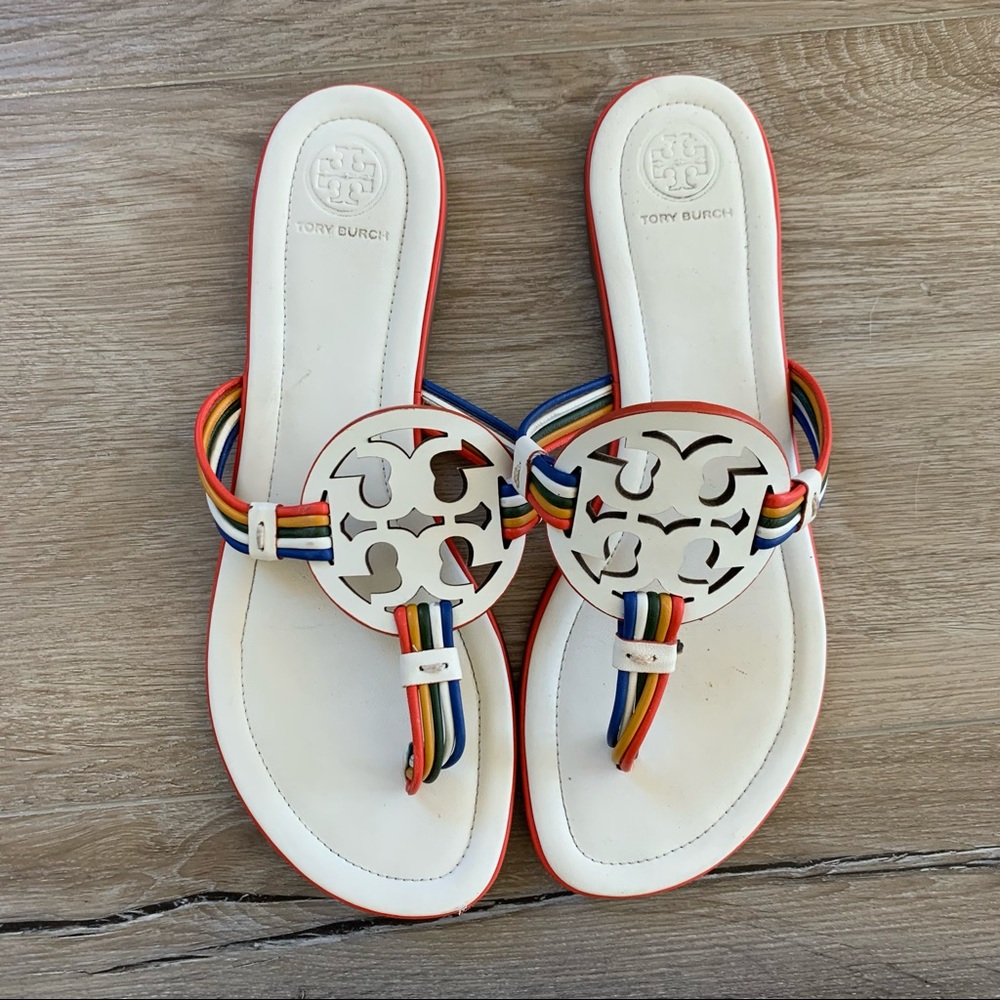 Tory Burch Rainbow Miller Sandals